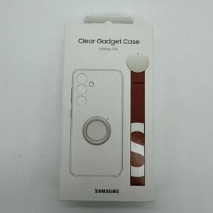 Samsung EF-XS921CTEGUS Clear Gadget Case Detachable Ring Grip For Galaxy S24